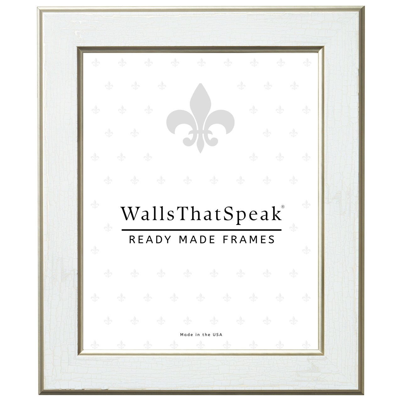 24x36 Crackle 1.5 MDF Moulding, Wall Display Frame for Art, Posters, or Photos by wallsthatspeak